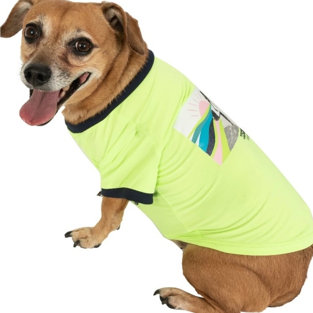Neon Green Dog T-Shirt cooling M